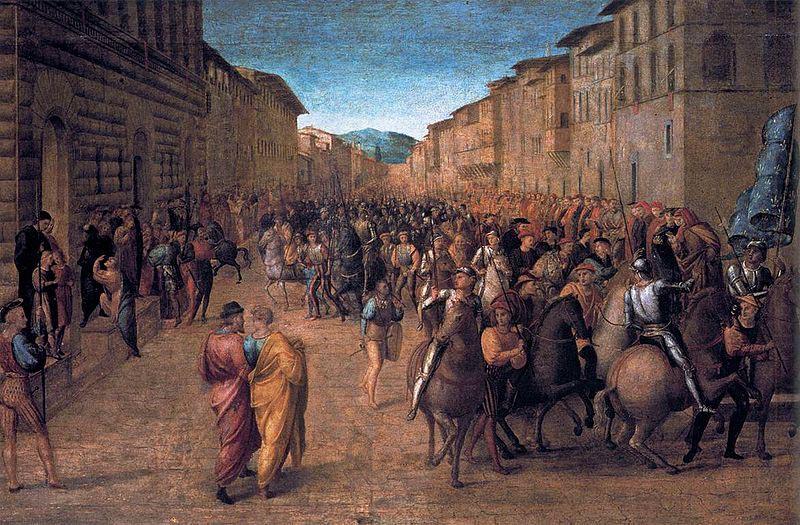 Entry of Charles VIII into Florence, Francesco Granacci